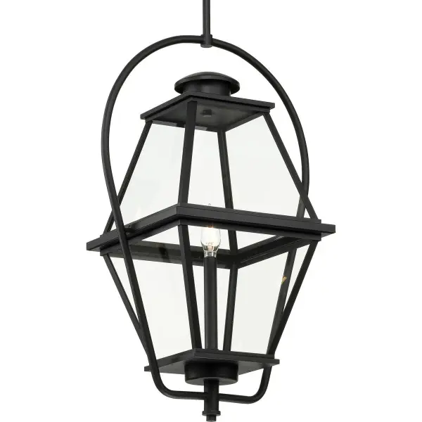 Bradshaw One-Light Clear Glass Outdoor Hanging Lantern - Image 4