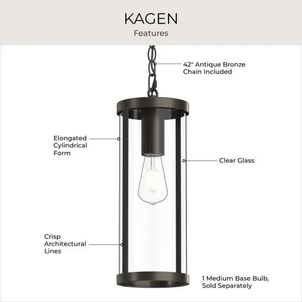 Kagen Outdoor Wall Light - Image 4