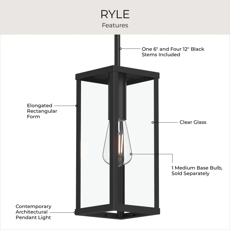 Ryle Outdoor Wall Light - Image 11