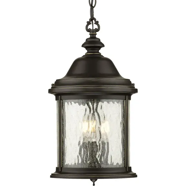 Ashmore Three-Light Outdoor Hanging Lantern - Image 1
