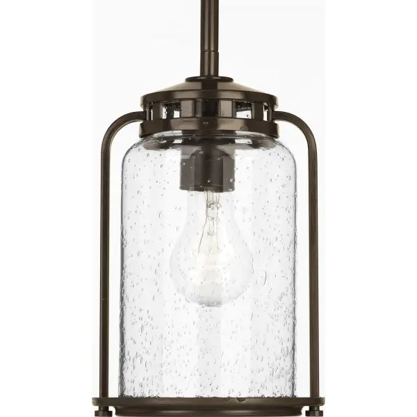 The Botta Small Hanging Lantern brings timeless transitional style to porches and patios with its antique bronze finish and clean lantern silhouette. JA8 compliant for California installations.