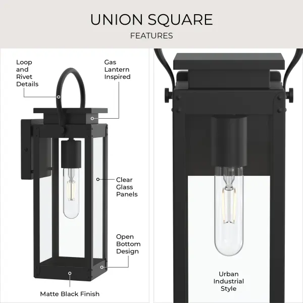 Union Square One-Light Small Wall Lantern - Image 10
