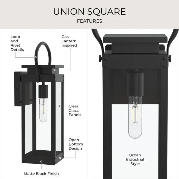 Union Square One-Light Medium Wall Lantern - Image 12