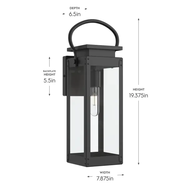 Union Square One-Light Medium Wall Lantern - Image 9
