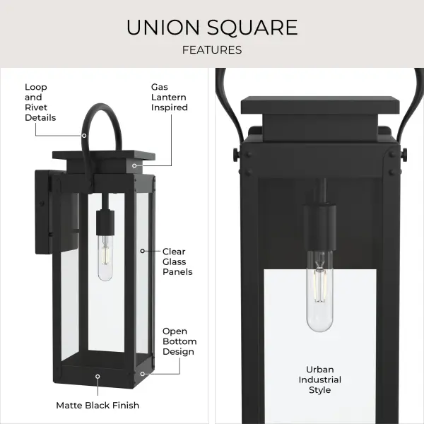 Union Square One-Light Large Wall Lantern - Image 11