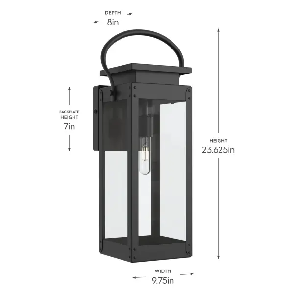 Union Square One-Light Large Wall Lantern - Image 8