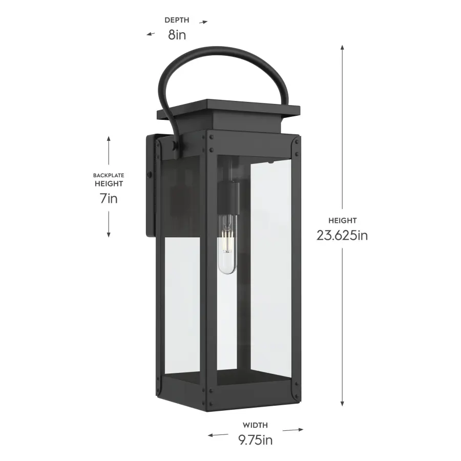 Union Square One-Light Large Wall Lantern - Image 8