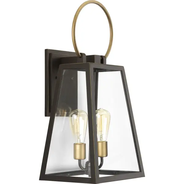 Classic Farmhouse Lantern with Coastal Charm for Outdoor Spaces - Image 1