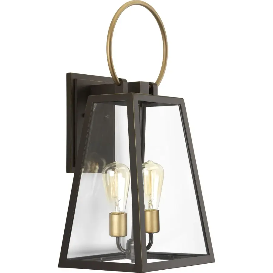Classic Farmhouse Lantern with Coastal Charm for Outdoor Spaces - Image 1
