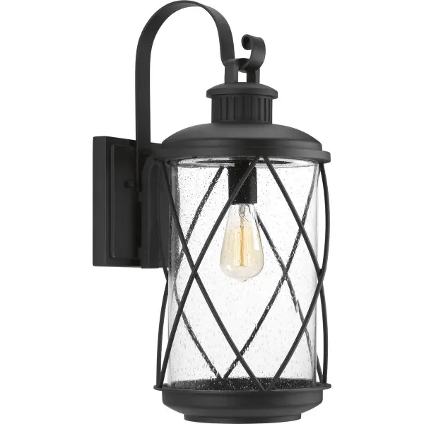The Hollingsworth Large Wall Lantern combines timeless farmhouse design with contemporary outdoor performance. Its generous size and black finish create striking curb appeal while JA8 compliance ensures energy efficiency.