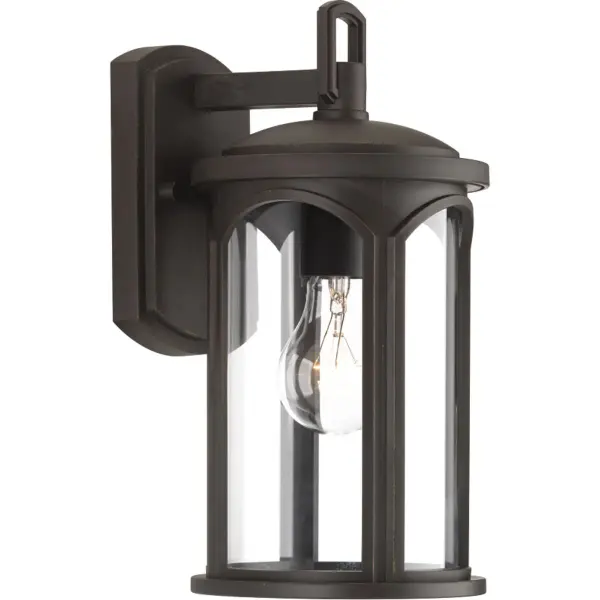 The Gables outdoor wall lantern combines timeless traditional styling with advanced DURASHIELD coating for superior weather protection. Its antique bronze finish and clean lines make it versatile for coastal and transitional homes.