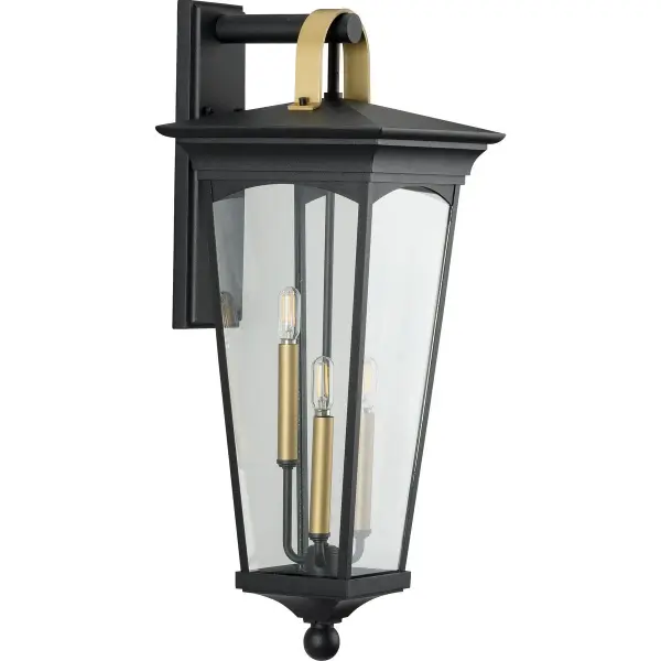 The Chatsworth wall lantern brings timeless traditional styling to outdoor spaces with its substantial three-light design. Perfect for making a statement on larger homes or commercial properties with classic architecture.