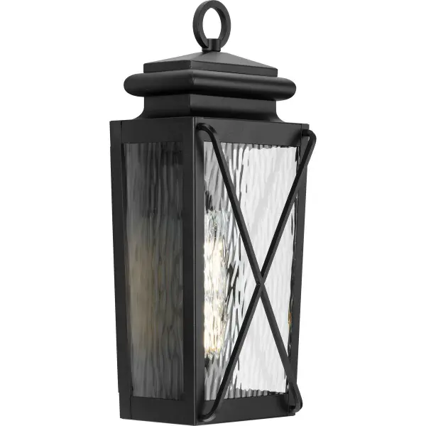 Wakeford One-Light Clear Water Glass Small Outdoor Wall Lantern - Image 2