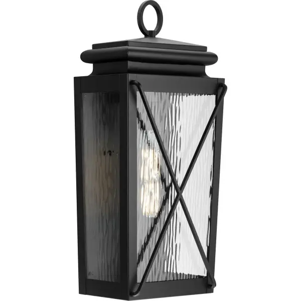 Wakeford One-Light Clear Water Glass Outdoor Wall Lantern - Image 4