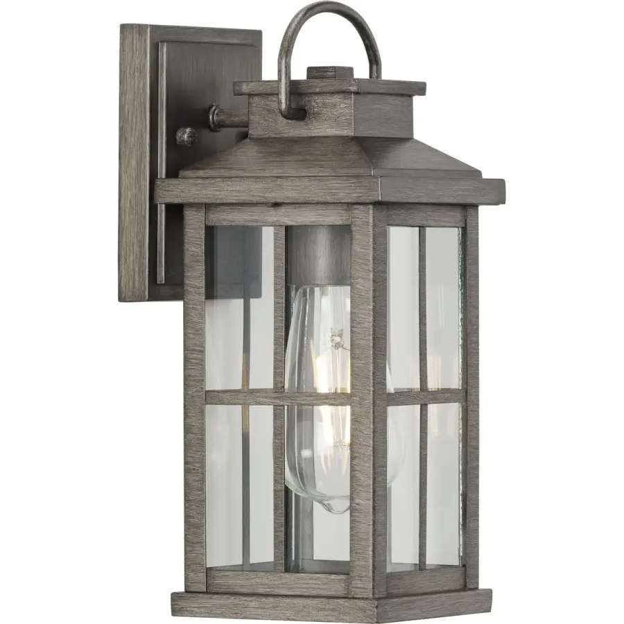 Williamston One-Light Clear Glass Outdoor Wall Lantern - Image 1