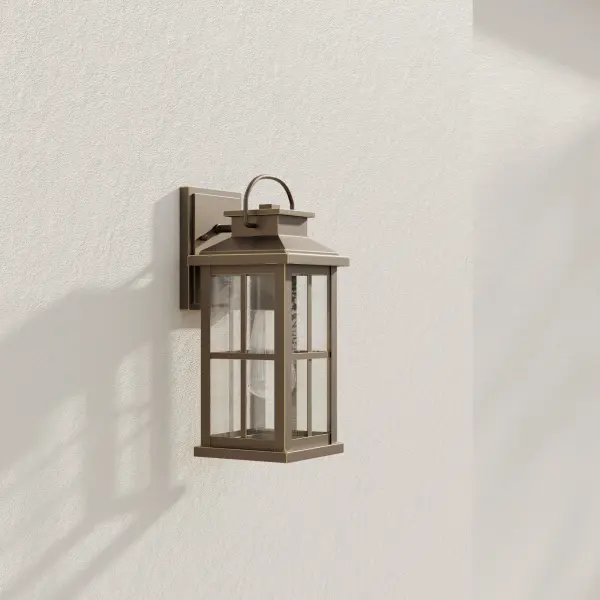 Williamston One-Light Clear Glass Outdoor Wall Lantern - Image 1