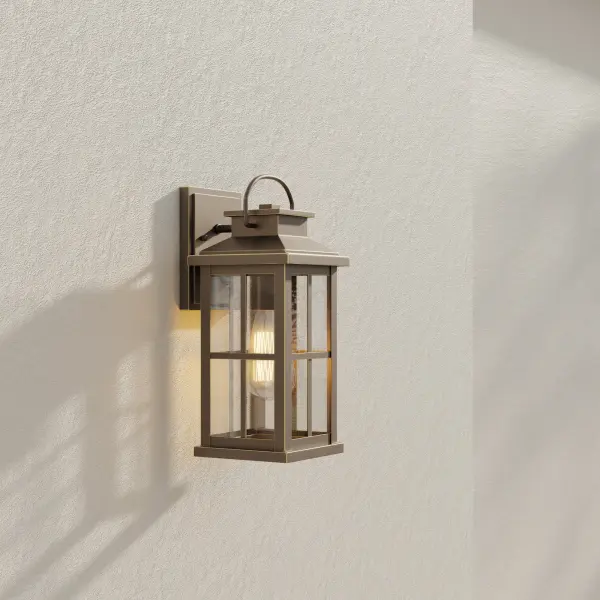 Williamston One-Light Clear Glass Outdoor Wall Lantern - Image 2