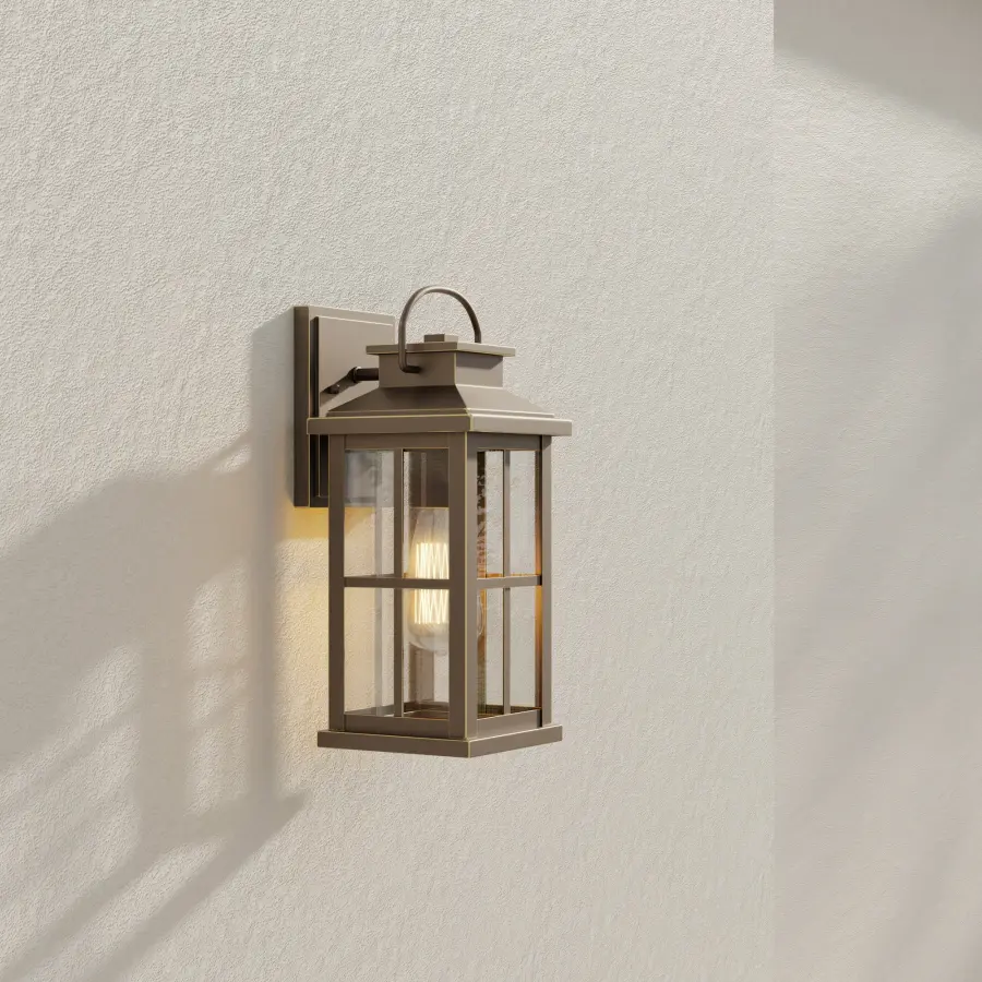 Williamston One-Light Clear Glass Outdoor Wall Lantern - Image 2