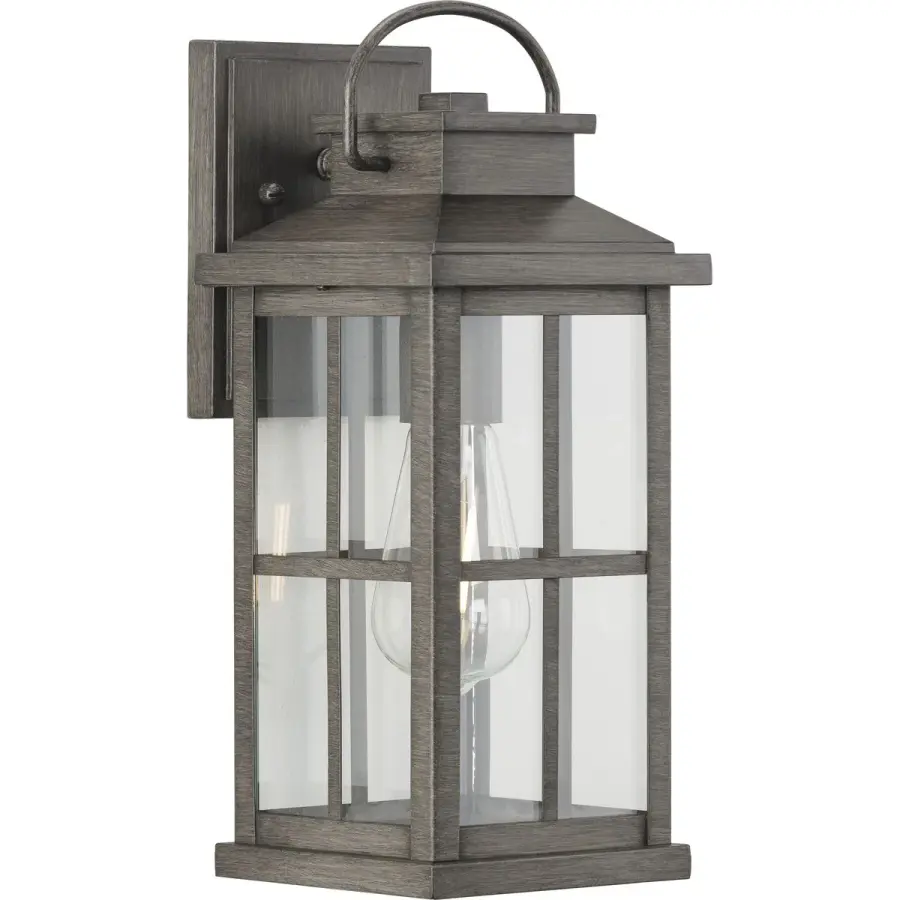 Williamston One-Light Clear Glass Outdoor Wall Lantern - Image 4
