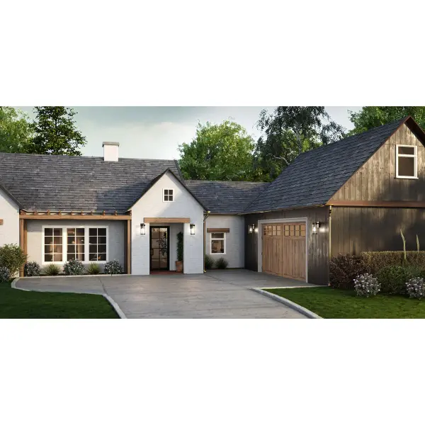 The Belden wall lantern blends modern craftsman styling with transitional appeal, featuring a clean black finish and clear glass shade. Perfect for residential porches and patios, this medium-sized fixture offers JA8 and Title 22 compliance for California installations. - alternate view