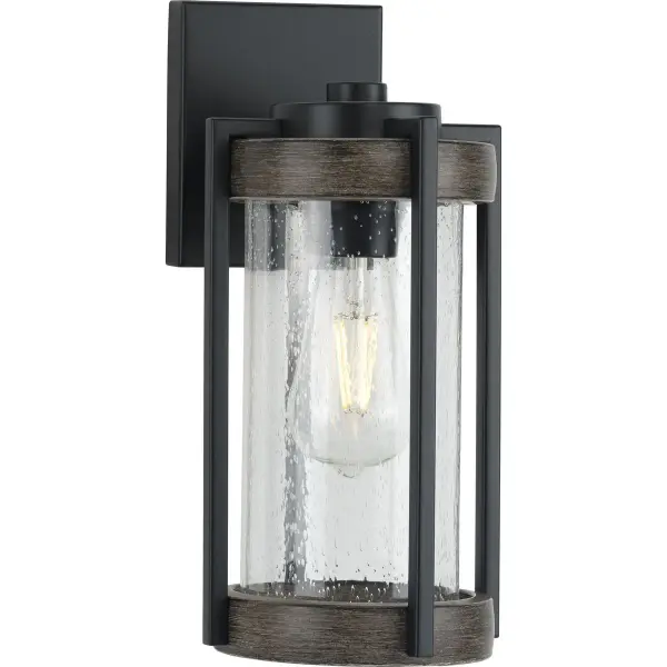 Whitmire One-Light Outdoor Wall Lantern with Clear Seeded Glass - Image 3