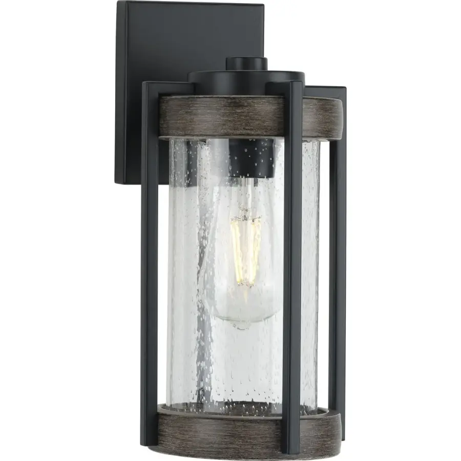 Whitmire One-Light Outdoor Wall Lantern with Clear Seeded Glass - Image 3
