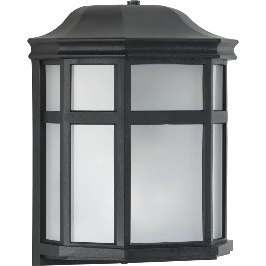 Milford One-Light Outdoor Wall Lantern with Frosted Shade