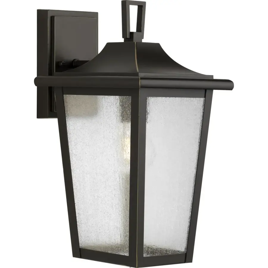 Padgett One-Light Clear Seeded Glass Outdoor Wall Lantern - Image 4