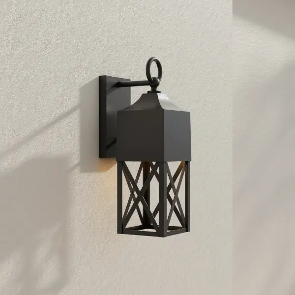 The Birkdale wall lantern blends modern farmhouse aesthetics with traditional craftsmanship. Its antique bronze finish and clean lines create welcoming curb appeal while meeting California Title 22 and JA8 compliance standards. - alternate view