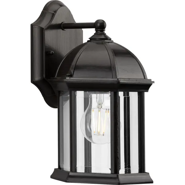 Dillard One-Light Clear Glass Outdoor Wall Lantern - Image 1