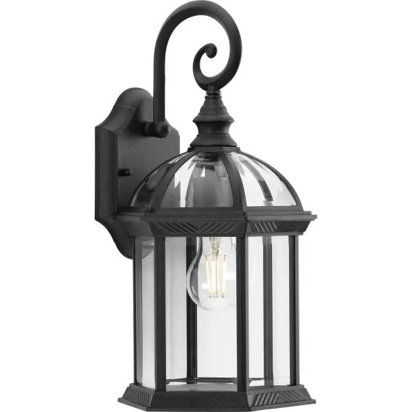Dillard One-Light Clear Glass Outdoor Wall Lantern - Image 1