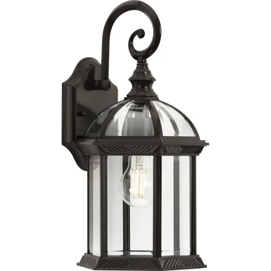Dillard One-Light Clear Glass Outdoor Wall Lantern - Image 2