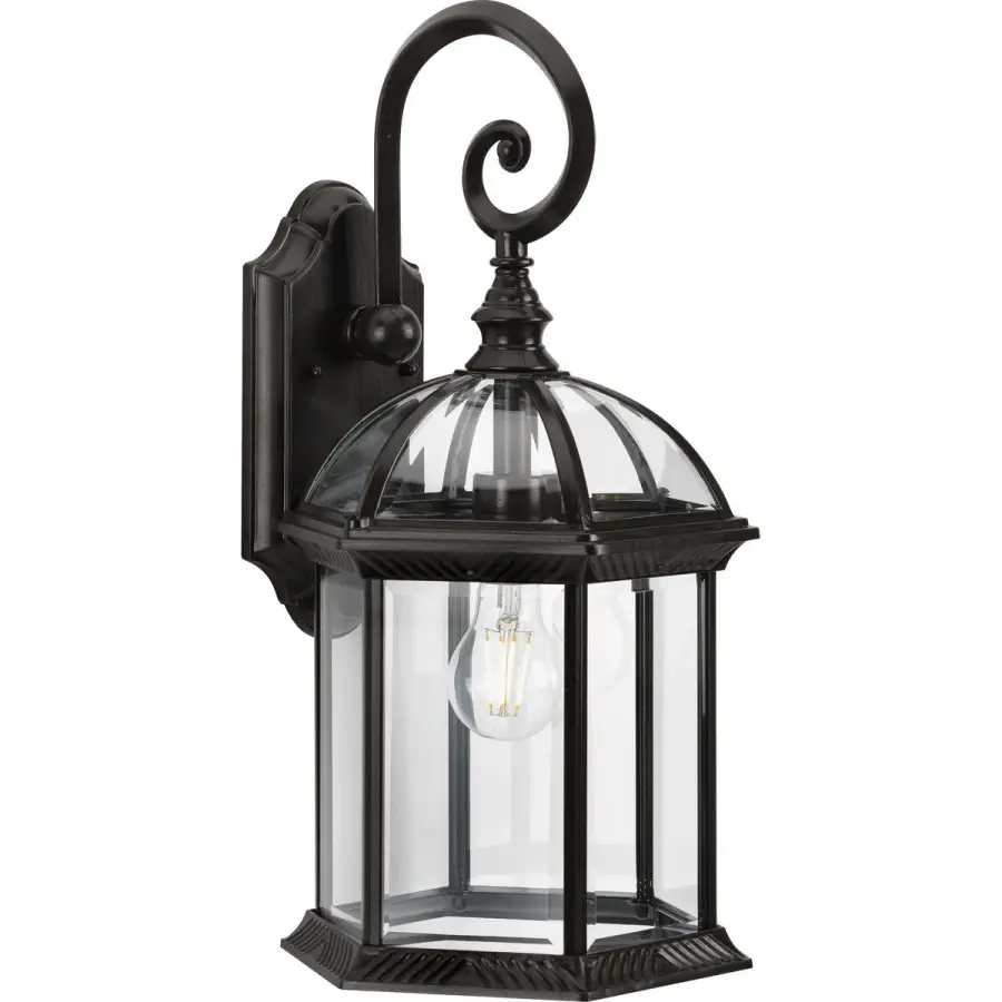 Dillard One-Light Clear Glass Outdoor Wall Lantern - Image 2