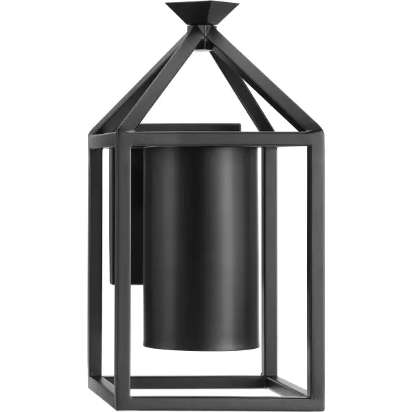 The Stallworth wall lantern combines clean contemporary lines with durable outdoor construction. Its matte black finish and large scale make a striking statement on exterior walls while providing reliable illumination.