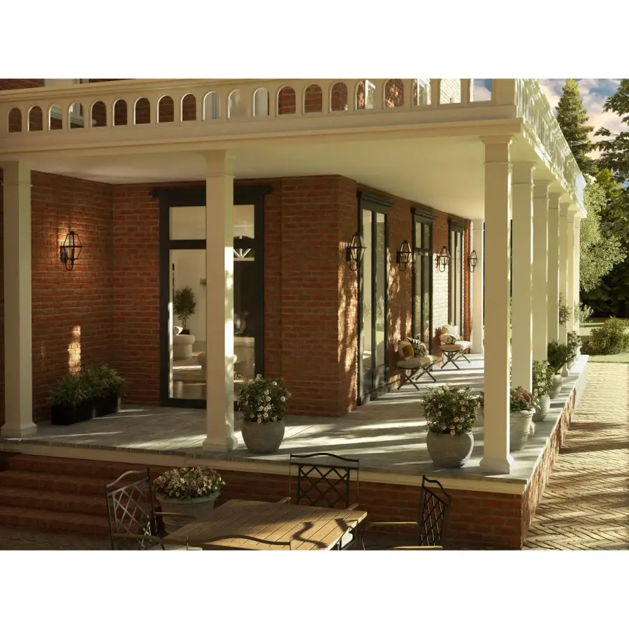 Bradshaw Large Outdoor Wall Lantern - Image 4