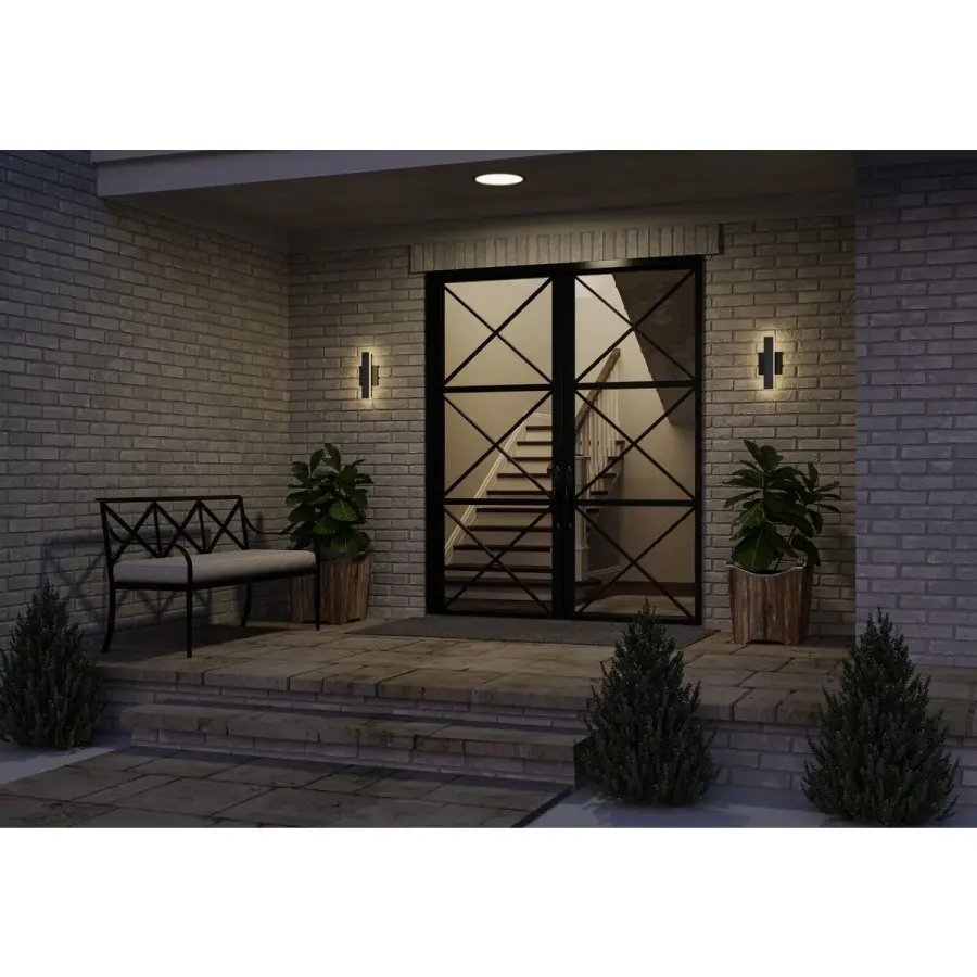 Z-2040 Collection LED Small Outdoor Wall Light - Image 2