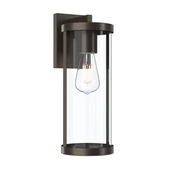 The Kagen outdoor wall light combines updated traditional styling with durable construction, making it ideal for enhancing exterior entryways, porches, and patios with warm, welcoming illumination. - alternate view