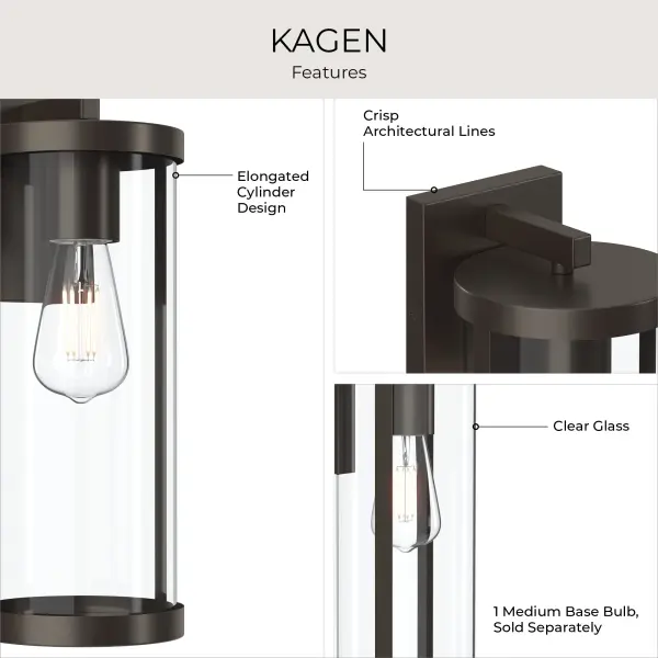 Kagen Outdoor Wall Light - Image 13