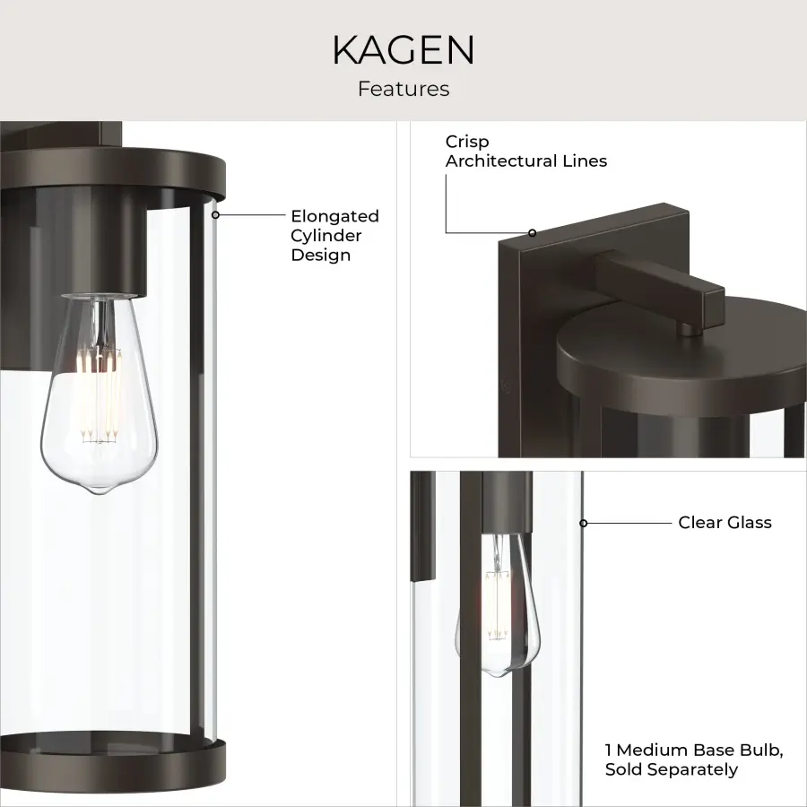 Kagen Outdoor Wall Light - Image 13