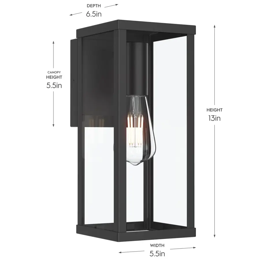 Ryle Outdoor Wall Light in Antique Bronze - Image 3