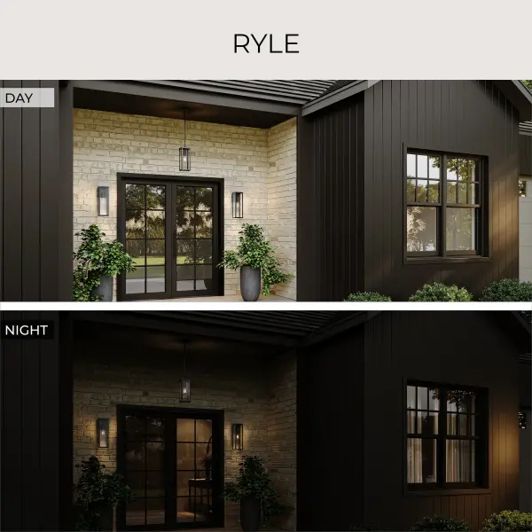 Ryle Outdoor Wall Light in Antique Bronze - Image 4