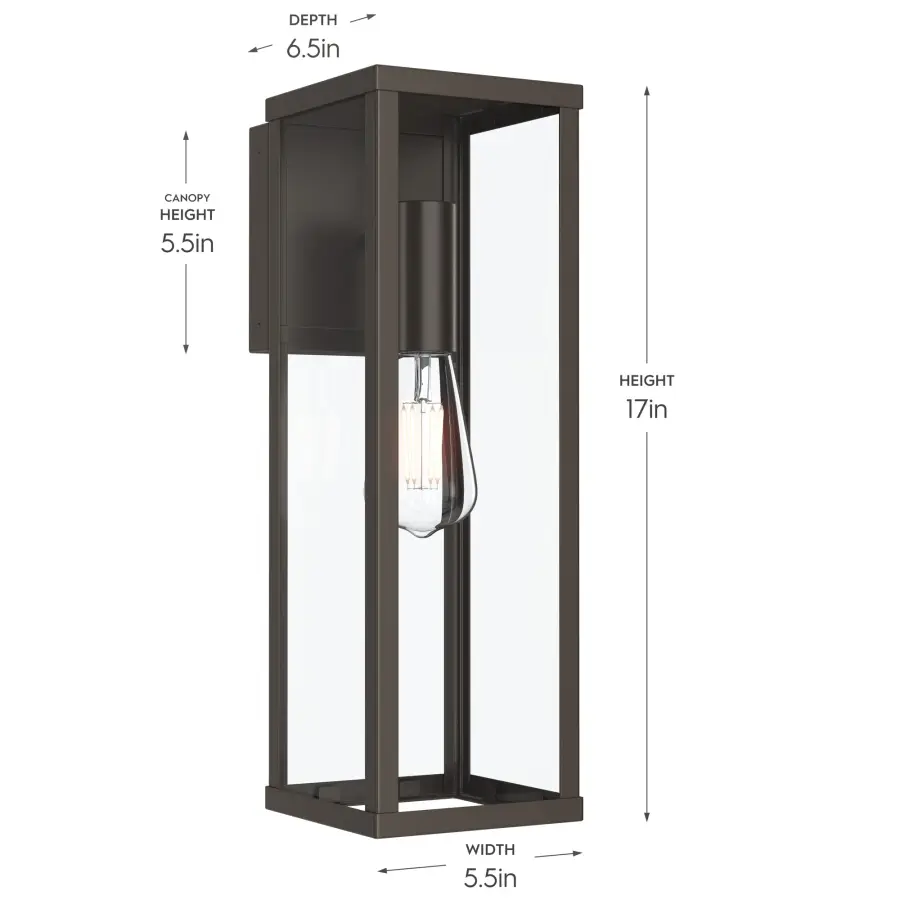 Ryle Outdoor Wall Light in Antique Bronze - Image 10