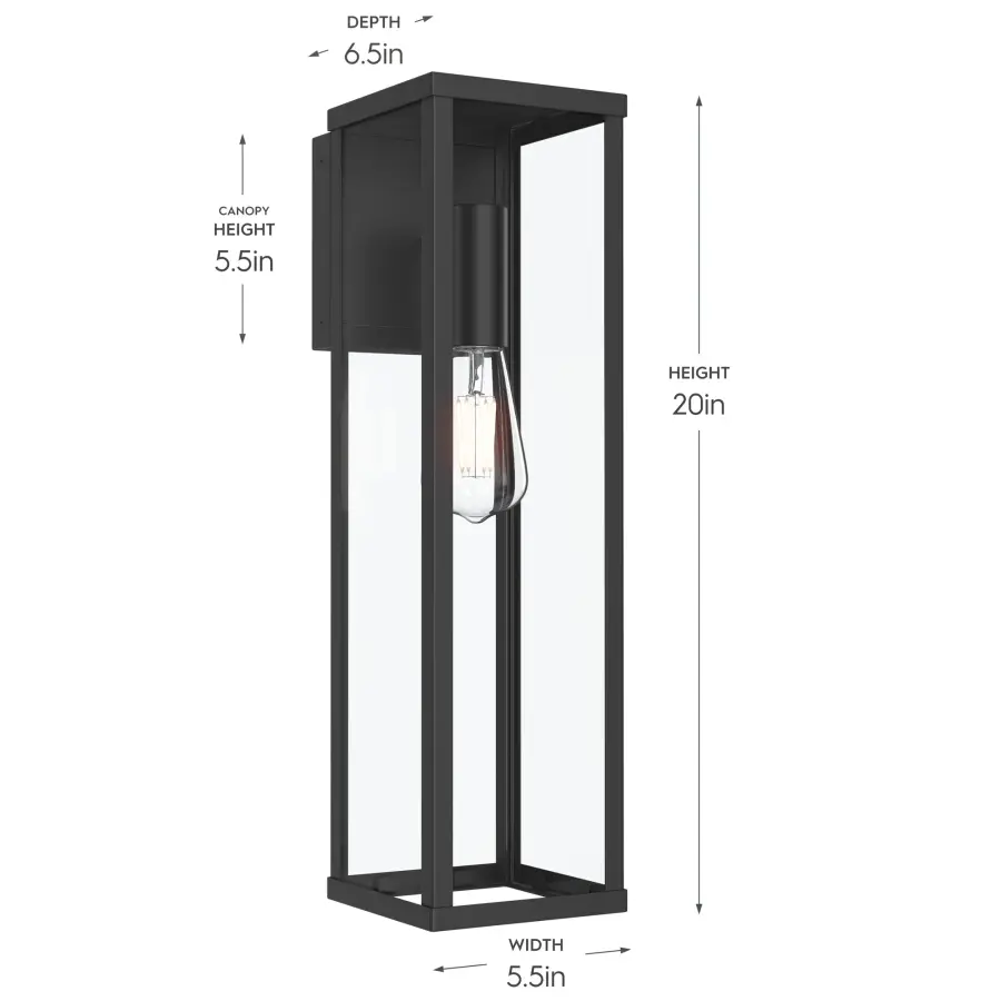 Ryle Outdoor Wall Light in Antique Bronze - Image 3
