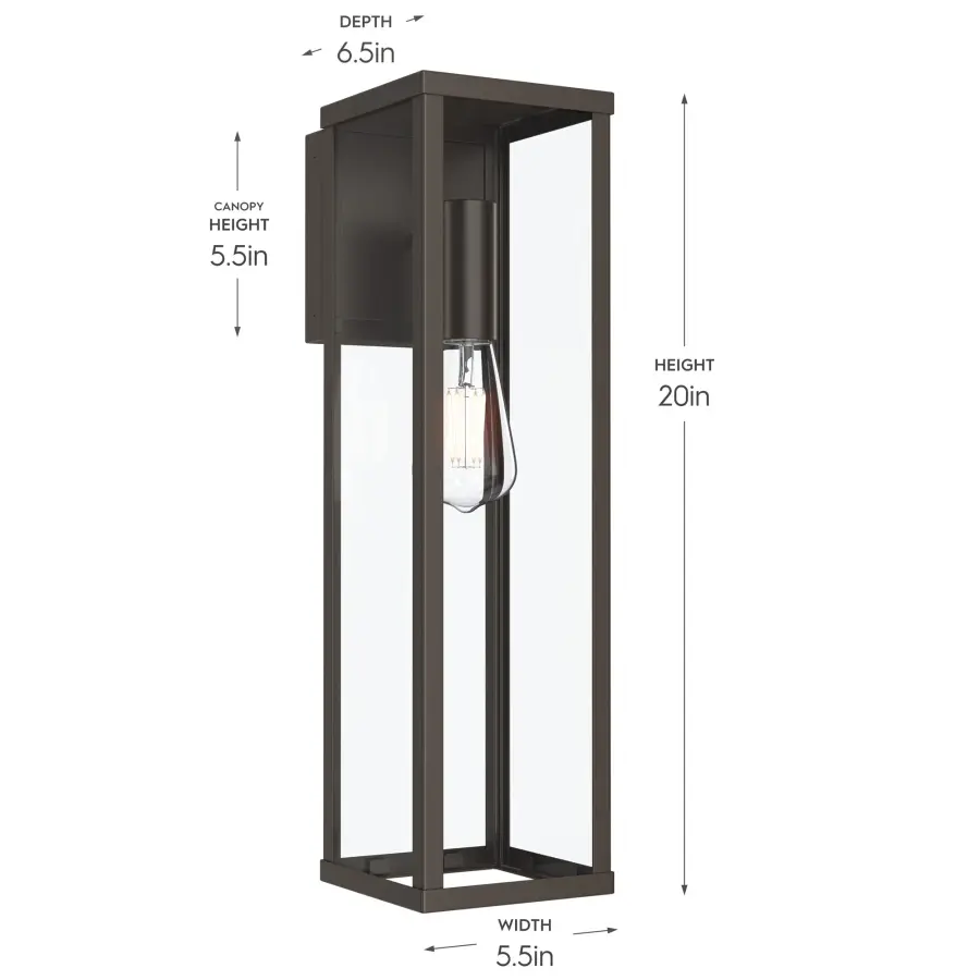 Ryle Outdoor Wall Light in Antique Bronze - Image 10