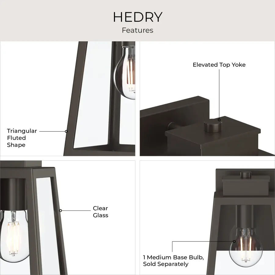 Hedry Outdoor Wall Light - Image 6