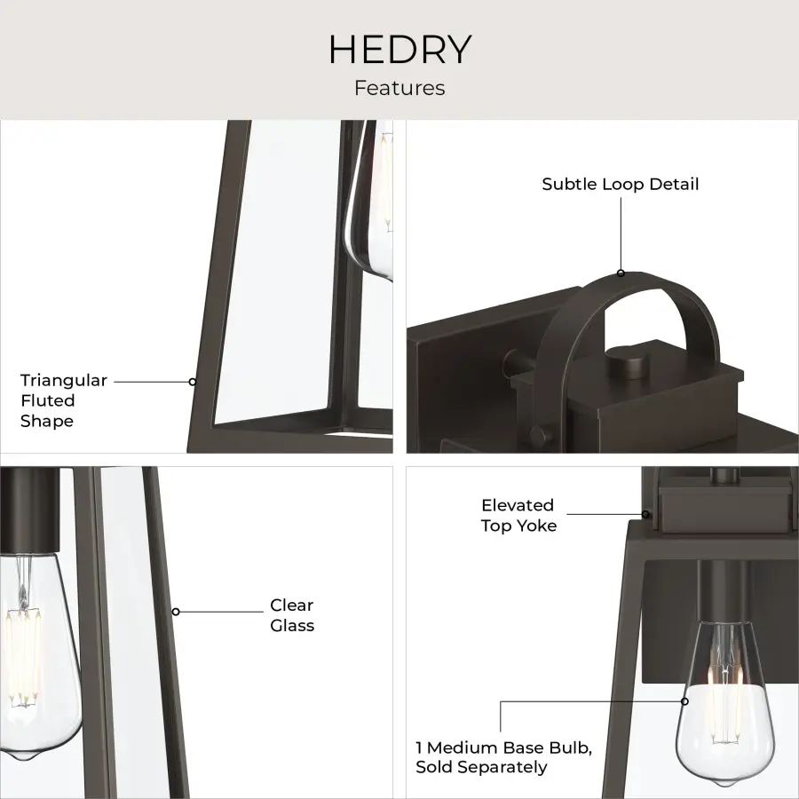 Hedry Outdoor Wall Light - Image 6