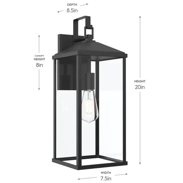 Cantley Outdoor Wall Light - Image 11