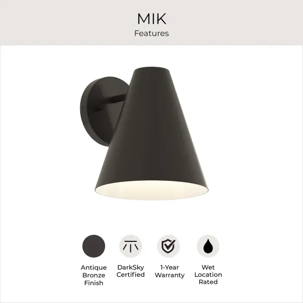 Mik Outdoor Wall Light - Image 5