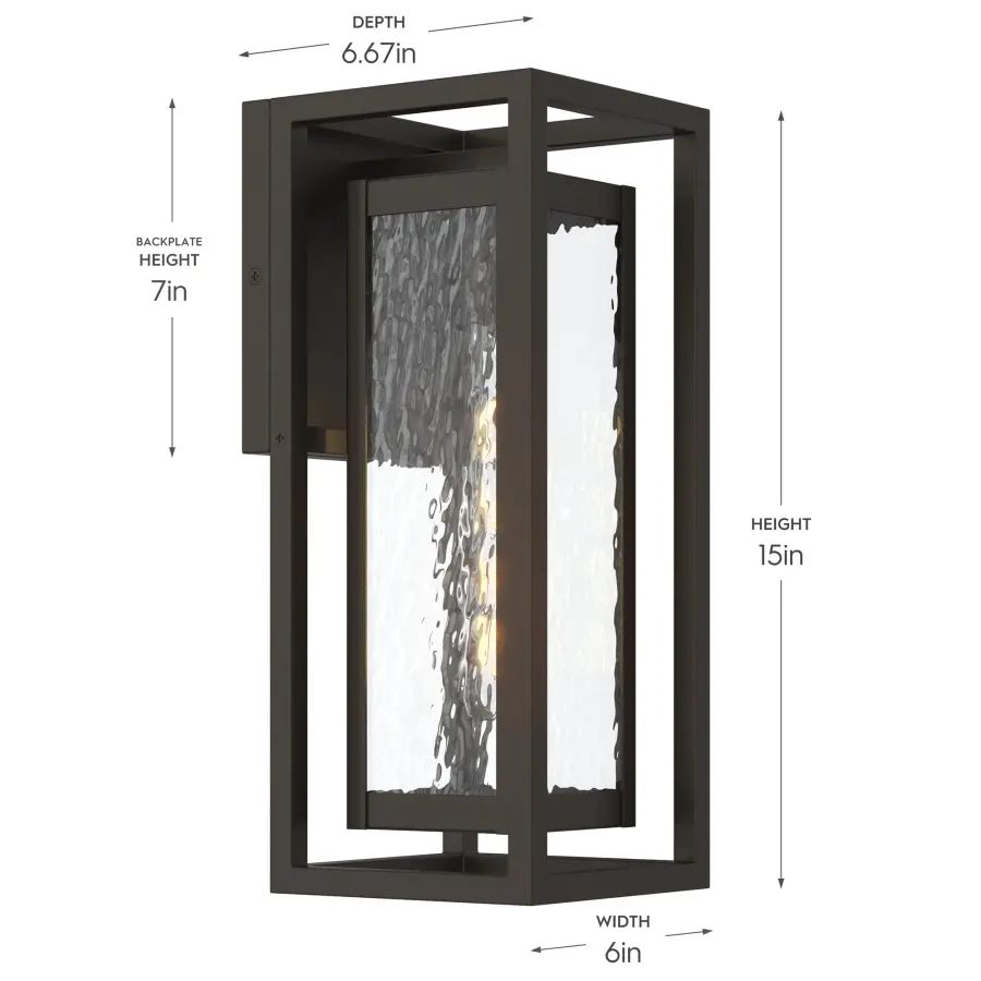 Shaw Small Outdoor Lantern - Image 3
