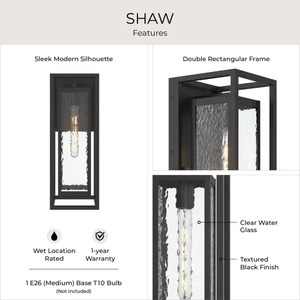 Shaw Outdoor Medium Wall Lantern - Image 11